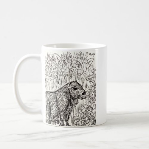 Calm Capybara Coffee Mug