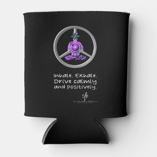 Calm Car Ride Home Gabi Baton Twirling Can Cooler (Front)