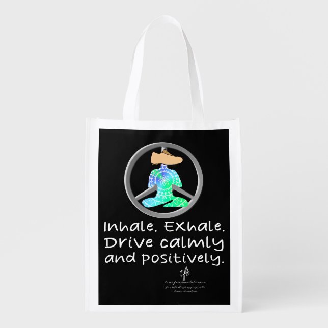 Calm Car Ride Home Soca Cools Dance Pers. Grocery Bag (Front)