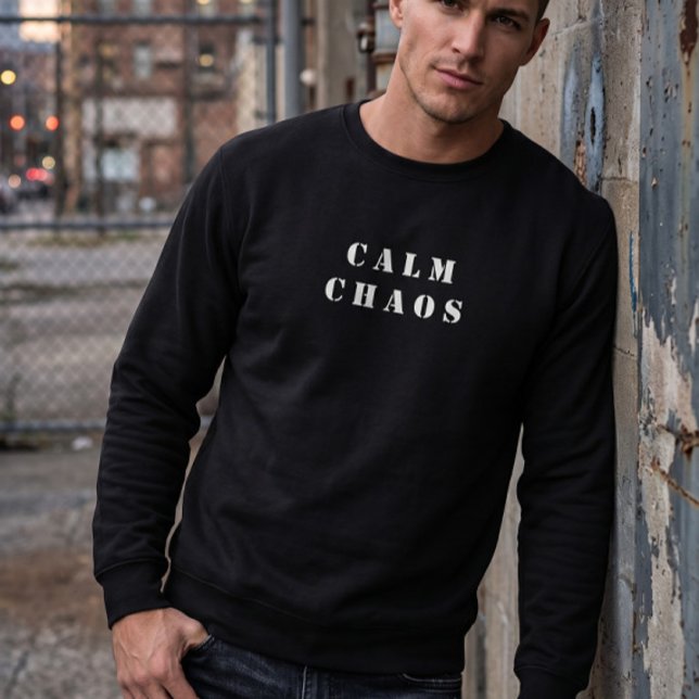 Calm Chaos - Paradox Crewneck Sweater (Creator Uploaded)