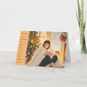 Calm Christmas Holiday Card