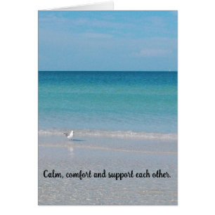 "Calm, Comfort" Cards