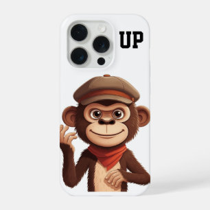 Calm Confidence Monkey – Minimal Phone Case