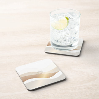 Calm Desert Waves with Fennec Essence | Minimal Se Beverage Coaster