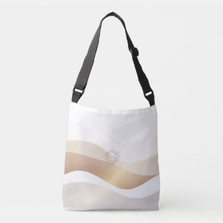 Calm Desert Waves with Fennec Essence | Minimal Se Crossbody Bag