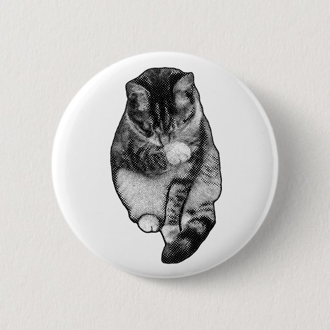 Calm Dot Smile Button (Front)