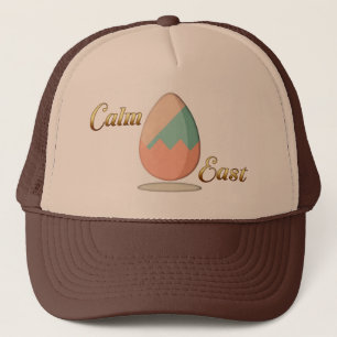 Calm Easter – Aesthetic Egg Art - boné Trucker Hat