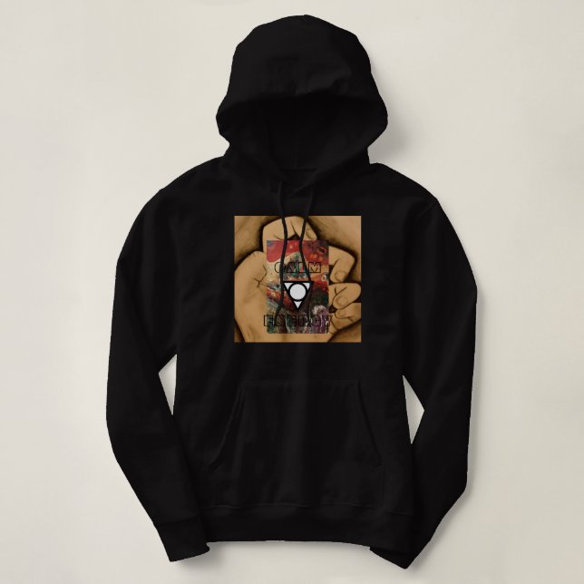 Calm Energy Before the Storm Third Eye Hoodie (Design Front)