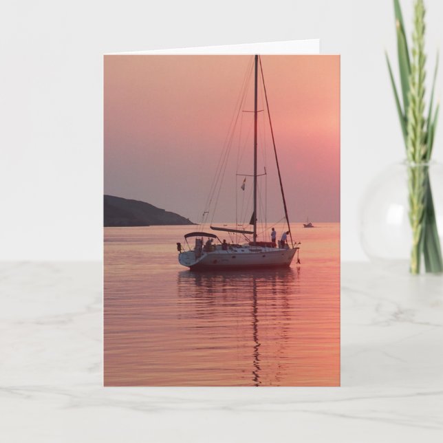 Calm evening Card (Front)
