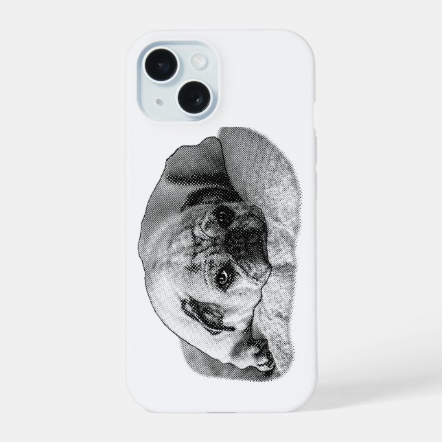Calm Expression, Modern Look Iphone Case (Back)