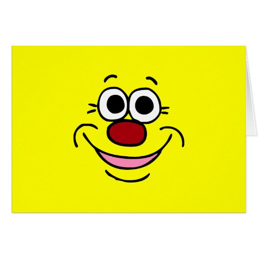 Calm Face Grumpey Cards (Front Horizontal)