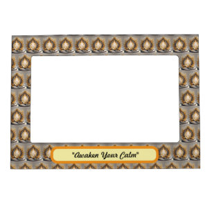 "Calm Golden Reflections" Magnetic Frame