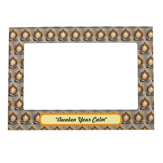 "Calm Golden Reflections" Magnetic Frame (Front)