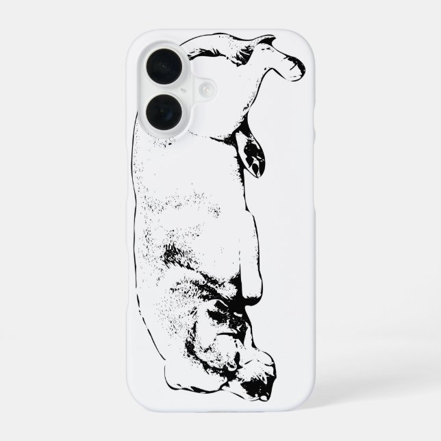 Calm Guardian, Pocket Size Iphone Case (Back)