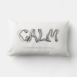 Calm handwriting Two-Tone coffee mug Beverage Pitc Lumbar Pillow