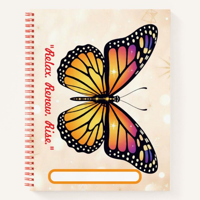 "Calm in Color" Notebook (Front)