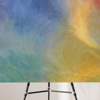 Calm in Motion: Abstract Color Play Foam Board