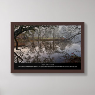 Calm In The Chaos Framed Art