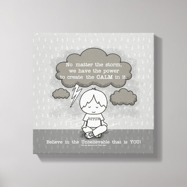 Calm in the Storm Canvas Print (Front)