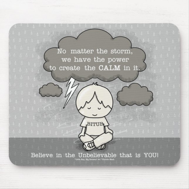 Calm in the Storm Mouse Pad (Front)