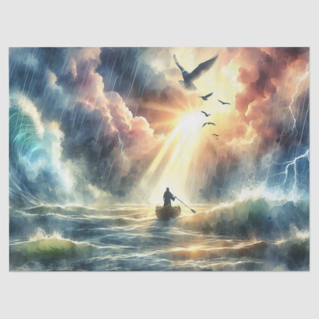 Calm in the Storm Tissue Paper (Front)