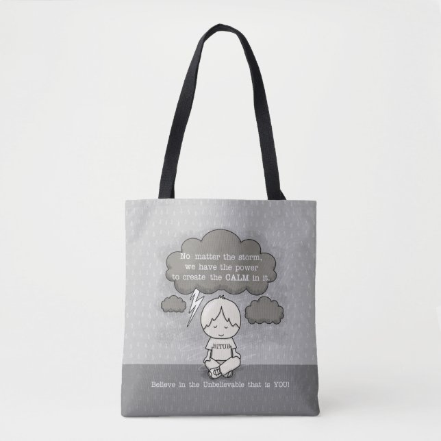 Calm in the Storm Tote Bag (Front)