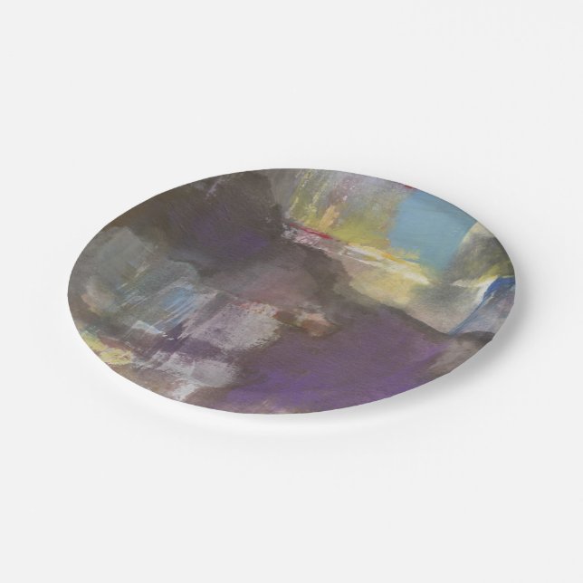 Calm Interlude Paper Plates (Angled)