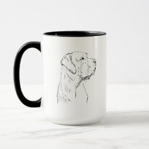 Calm Labrador Retriever Portrait, Dog Mom Mug