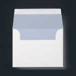 Calm Light Blue Skies Envelope<br><div class="desc">Soft light blue lined envelope with return address.</div>