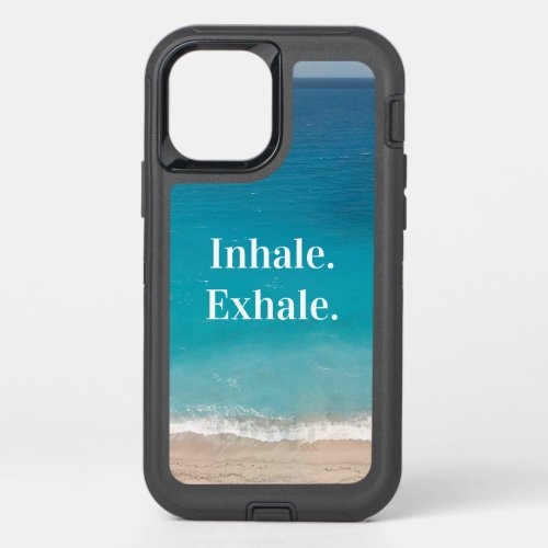 Calm Meditation Paradise Beach OtterBox Defender iPhone 12 Pro Case