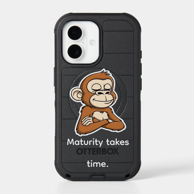 Calm Mind Monkey – Daily Balance Otterbox Case (Back)