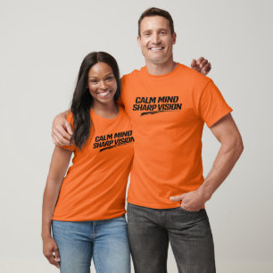 CALM MIND SHARP VISION Minimal Streetwear Mindset T-Shirt