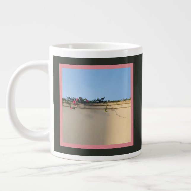 Calm Moment Photo Giant Coffee Mug (Left)