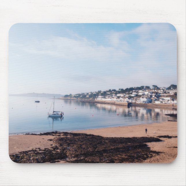 Calm morning at St. Mawes Mouse Pad (Front)