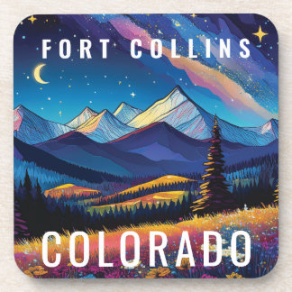 Calm Mountain Landscape Wilderness Tourist Travel Beverage Coaster