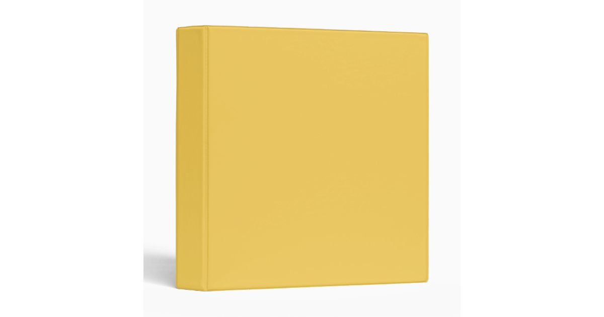Calm Mustard Yellow Color Binder