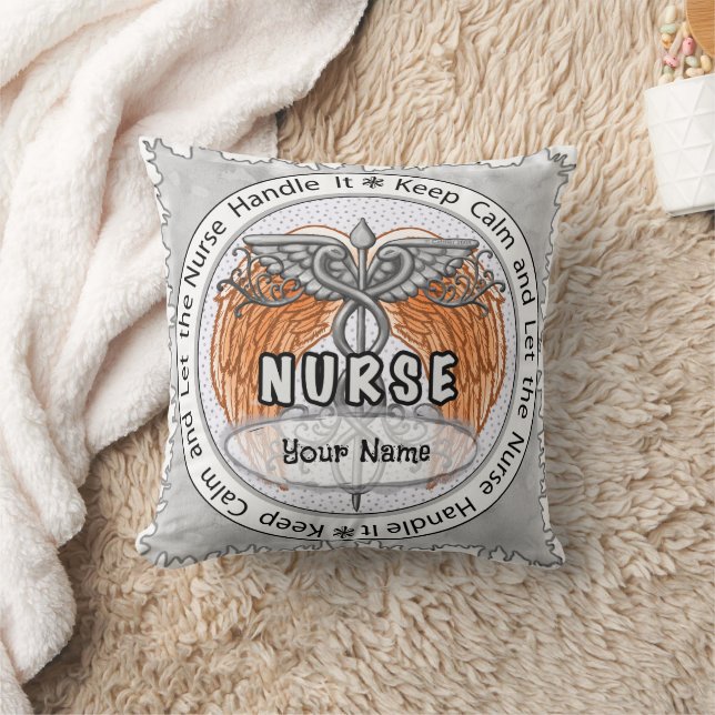 Calm nurse  throw pillow (Blanket)