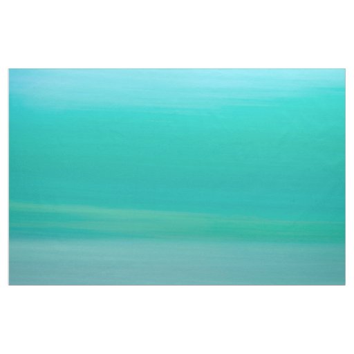Calm ocean green blue ocean waves fabric | Zazzle