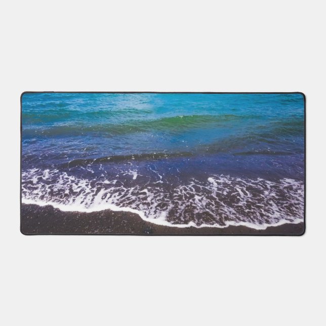Calm Ocean Horizon Seascape Desk Mat (Front)