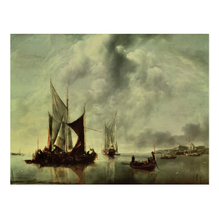 Calm or, Boats near the Coast, after 1651 Post Cards