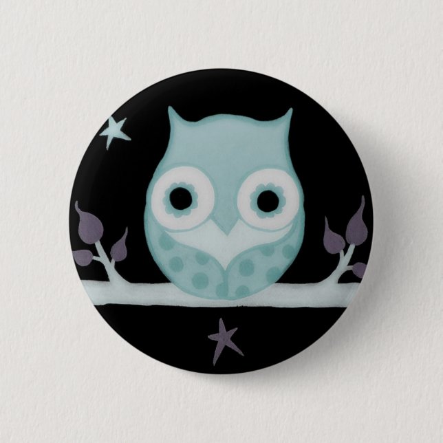 Calm Owl Button (Front)