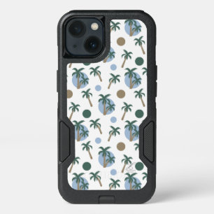 Calm Palms and Dots Tropical  iPhone 13 Case