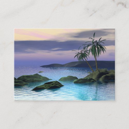 Calm Palms - Chubby Business Card