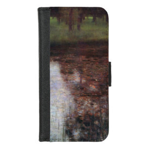 Calm Pond on Kammer Castle Grounds, Gustav Klimt iPhone 8/7 Wallet Case