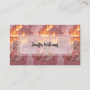    Calm Princess Cat During Total Chaos            Business Card