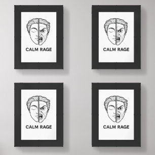 Calm Rage Art Print  Wall Art Sets