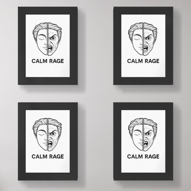 Calm Rage Art Print  Wall Art Sets (Front)