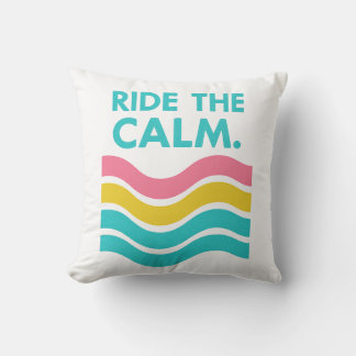 Calm relaxing desinger throw pillow