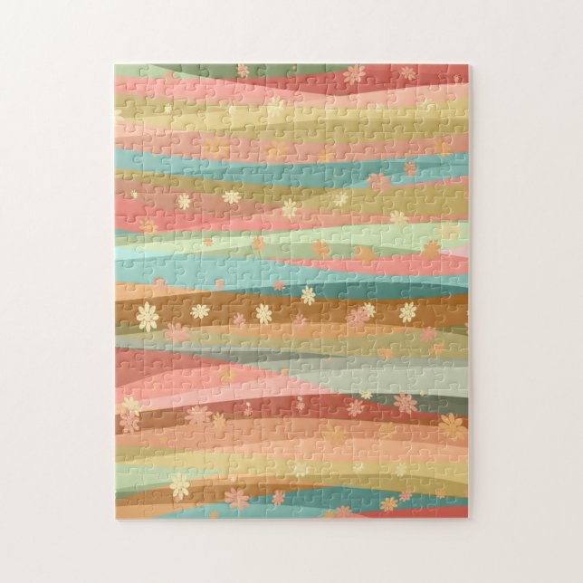 Calm Relaxing Flowers Jigsaw Puzzle (Vertical)