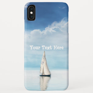 Calm Sailing with Bluest Skies iPhone XS Max Case